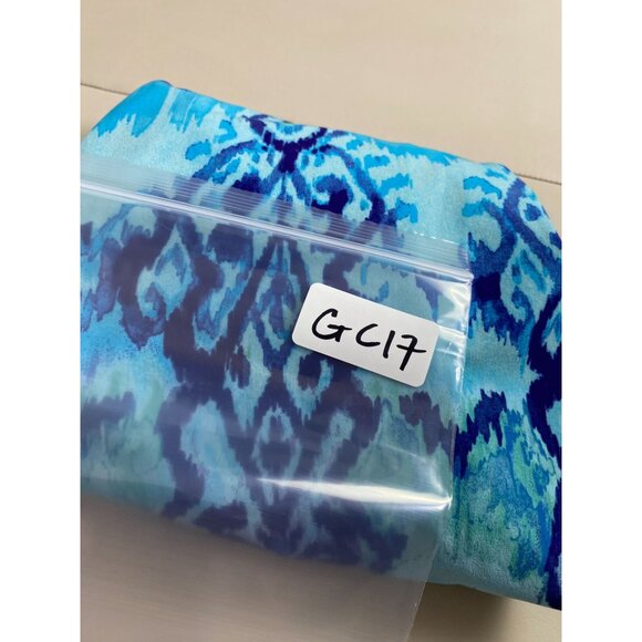 Zenergy Chicos 2 Blue Ikat Zip Up Jacket Sz Large Boho Geometric Artsy Lagenlook - Picture 6 of 14